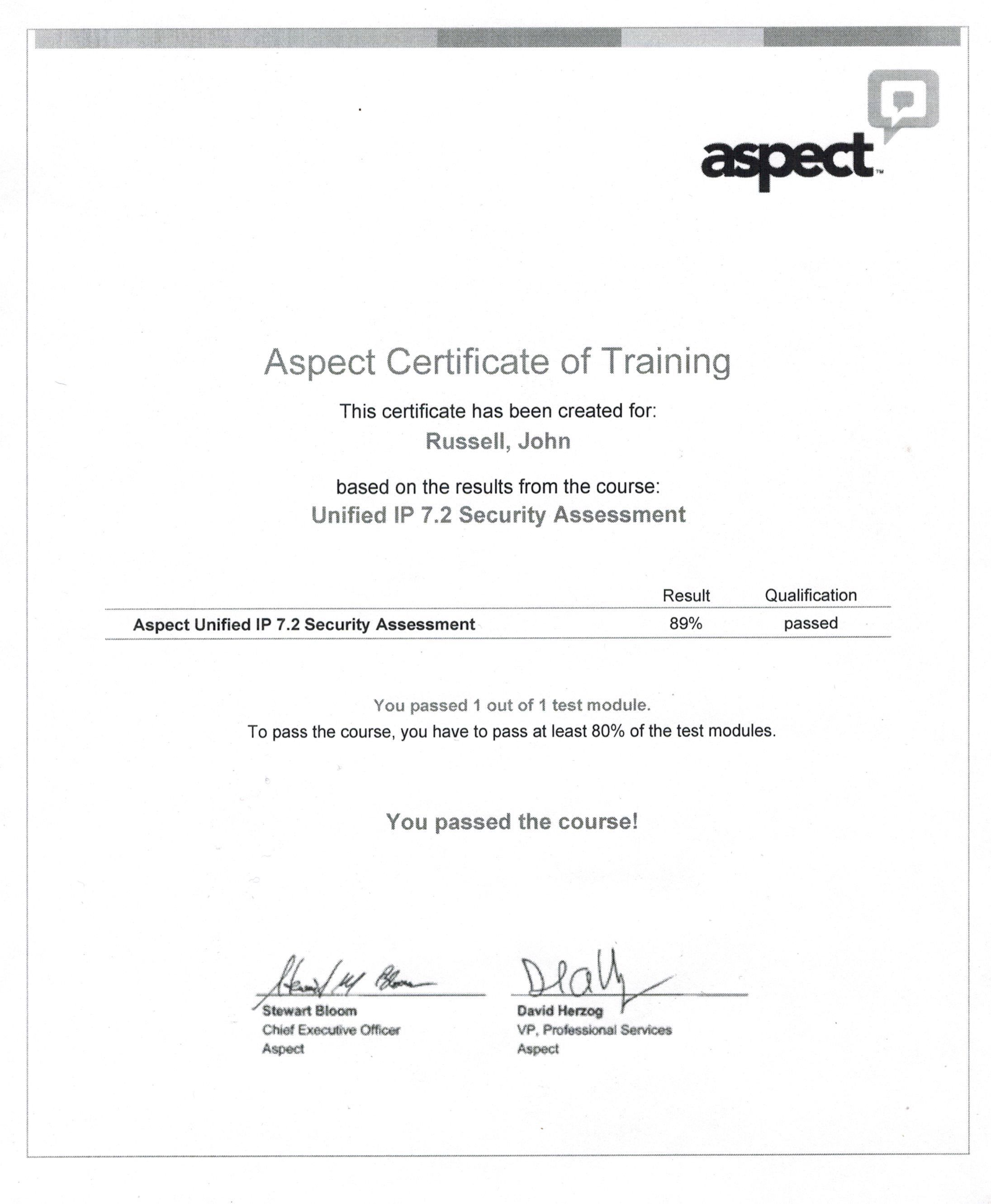 Certificate image